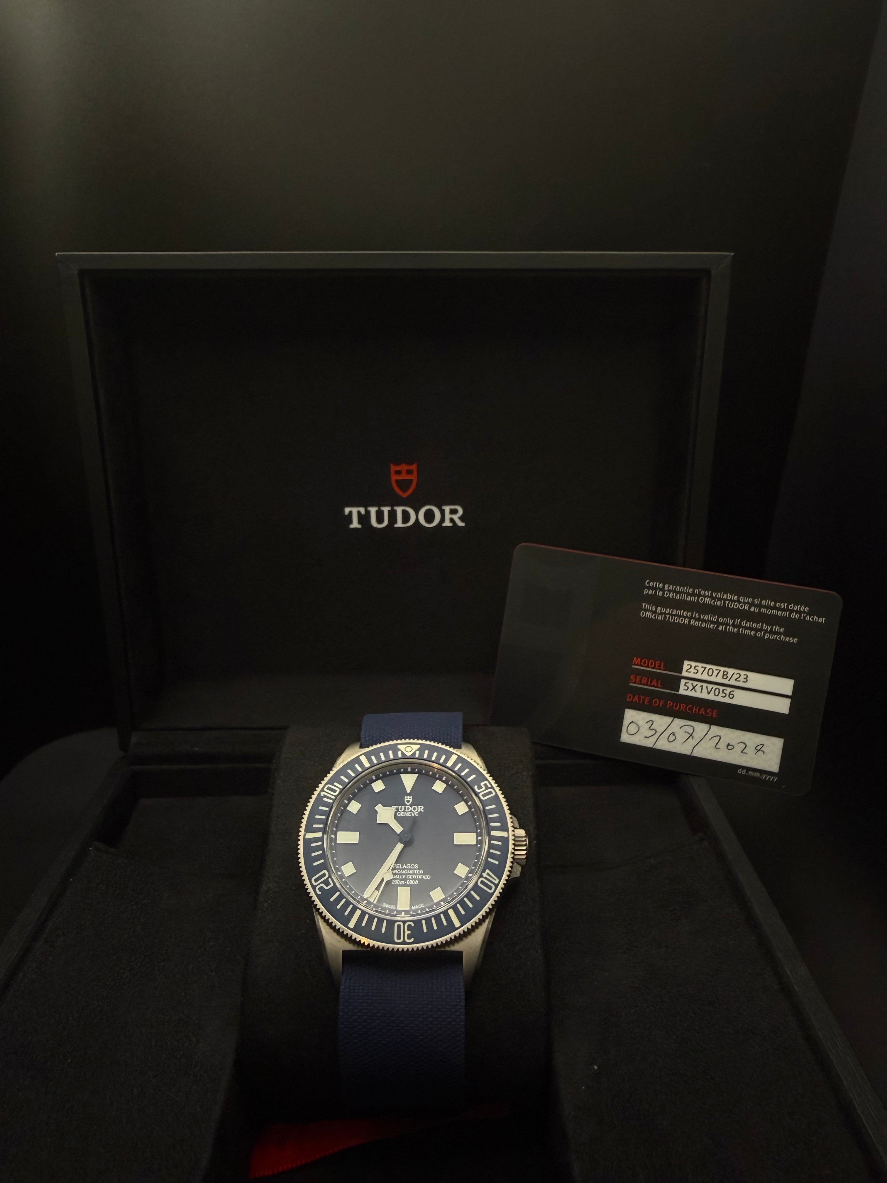 2024 TUDOR Pelagos FXD “Navy Blue” (Ref M25707B/23-0001) – Full Set
